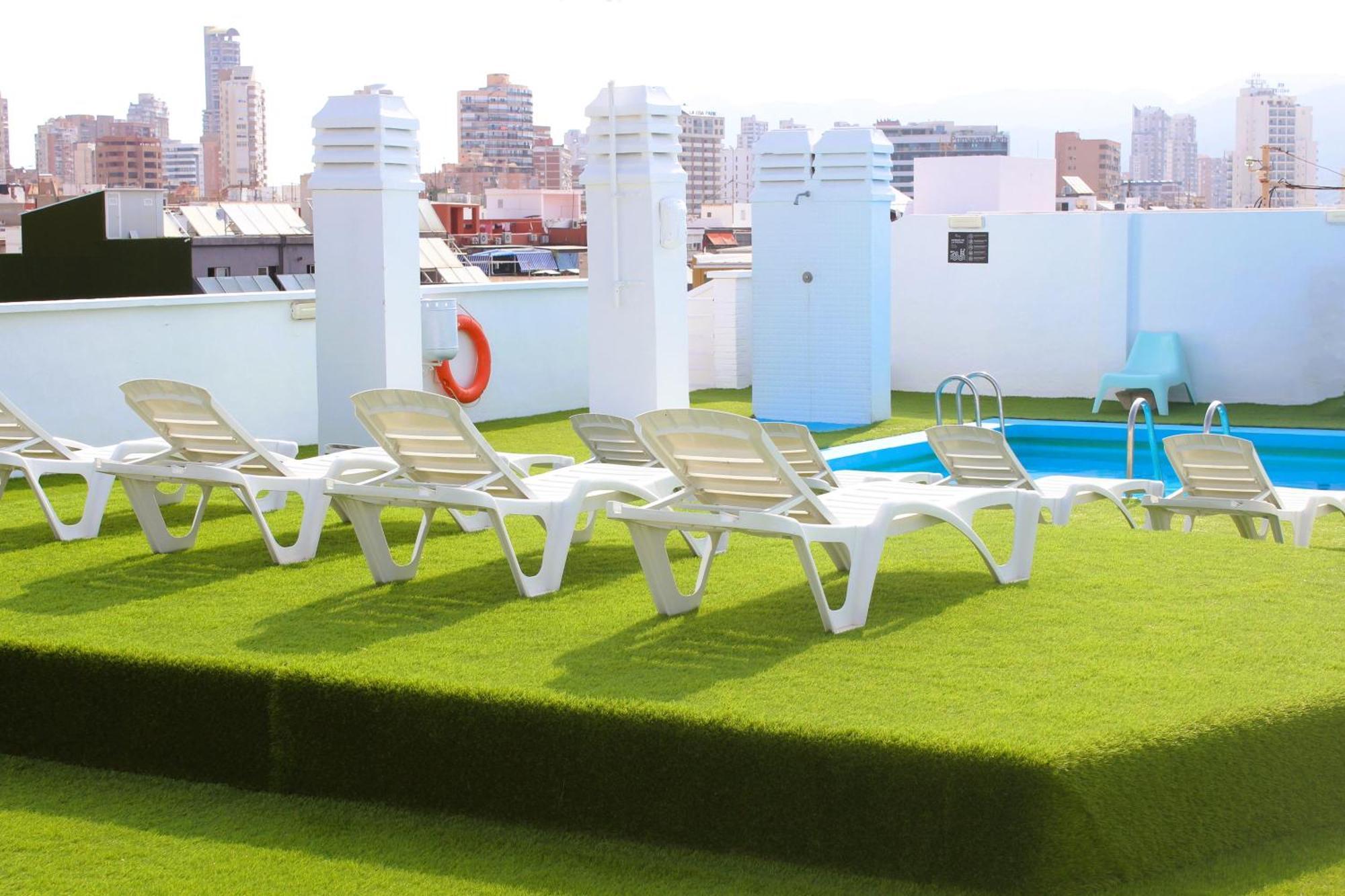 Fleming Playa Poniente Hotel Benidorm Luaran gambar