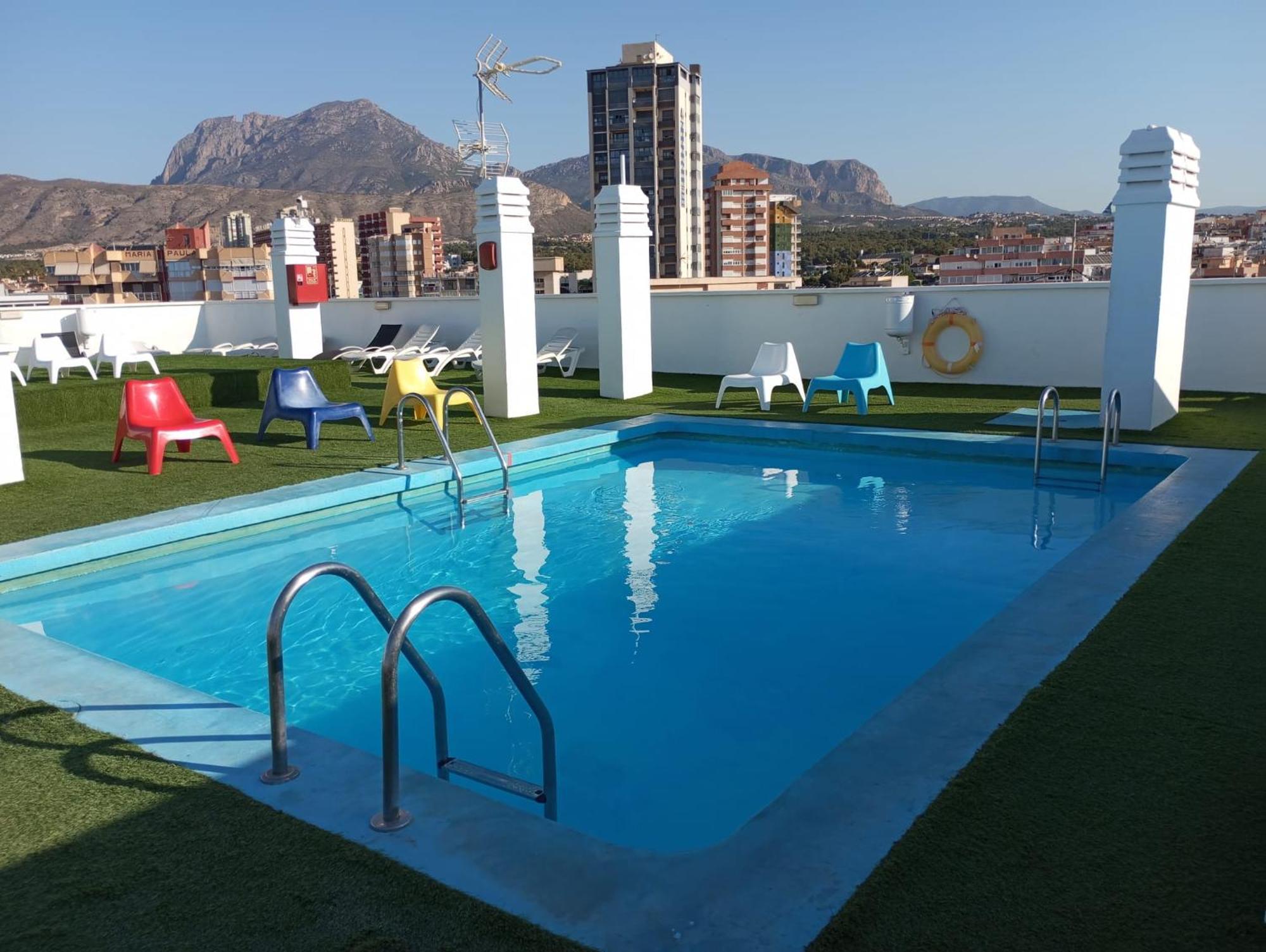 Fleming Playa Poniente Hotel Benidorm Luaran gambar